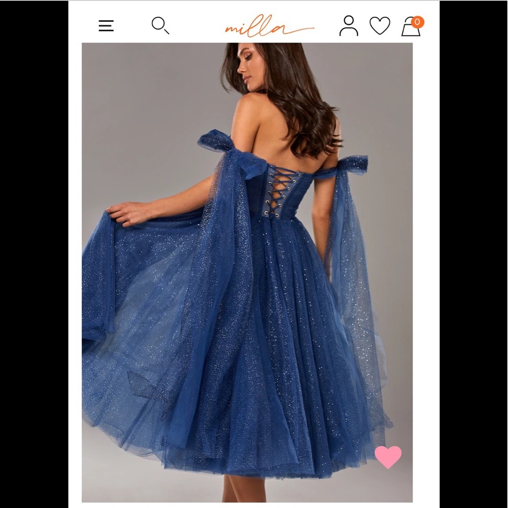 New with tag. Never used Milla evening dress